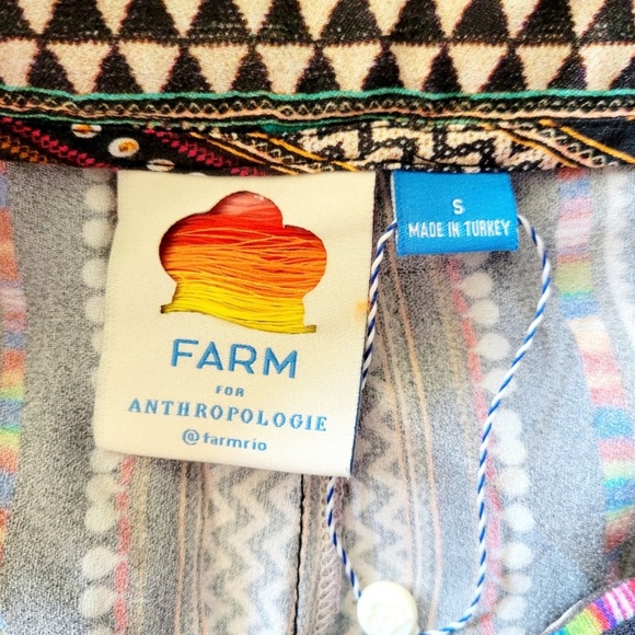 NEW FARM Rio for Anthropologie Satin Wide-Leg Pants Size Small - Picture 9 of 10